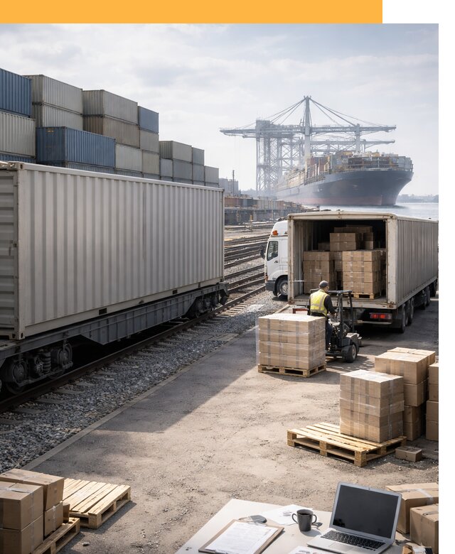 Мультимодальные перевозки грузов по миру от 46184 руб