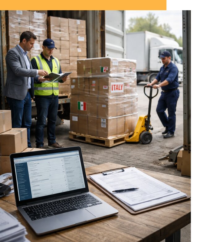 Доставка грузов из Италии: морские и авиаперевозки от 18473