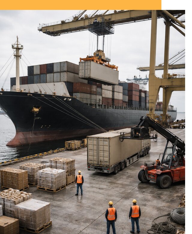 Морские перевозки из Индии: доставка FCL/LCL, таможня от 123156