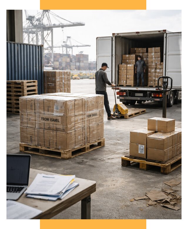 Доставка грузов из Израиля от 15395 р., логистика от СетСервис-Рсв
