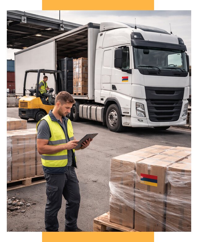 Автоперевозки из Армении от 97499 р. — услуги СетСервис-Рсв