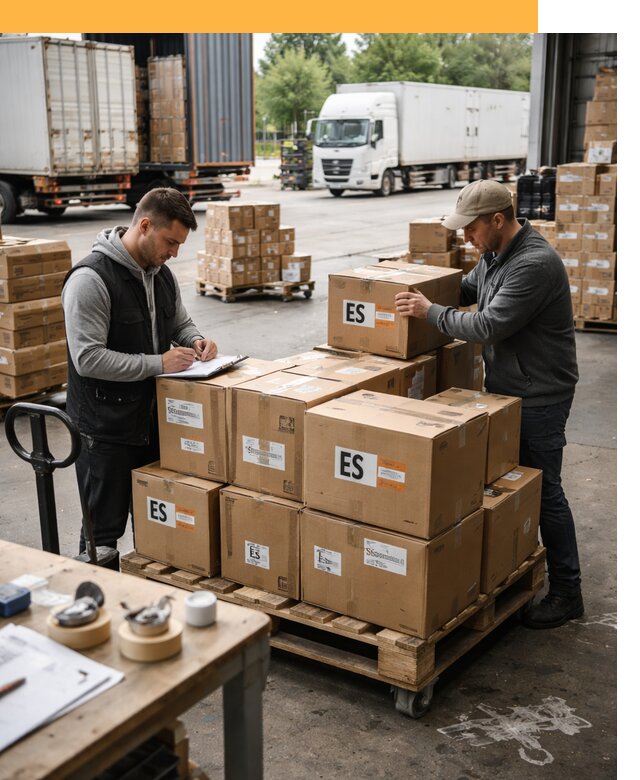 Доставка грузов в Испанию автотранспортом от 35921 руб