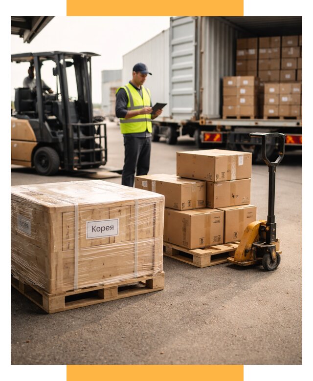 Доставка грузов в Корею из России от 35921 р. | СетСервис-Рсв