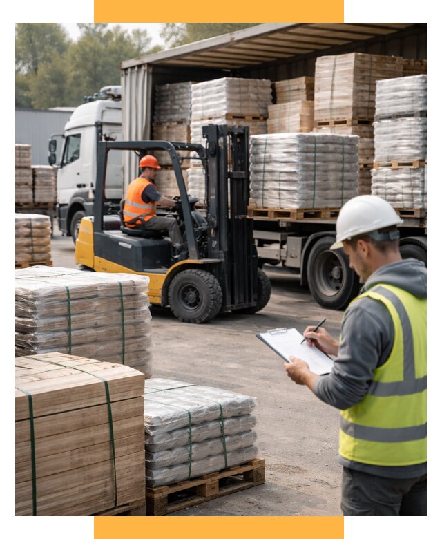 Перевозка строительных материалов от 5645 р. | СетСервис-Рсв