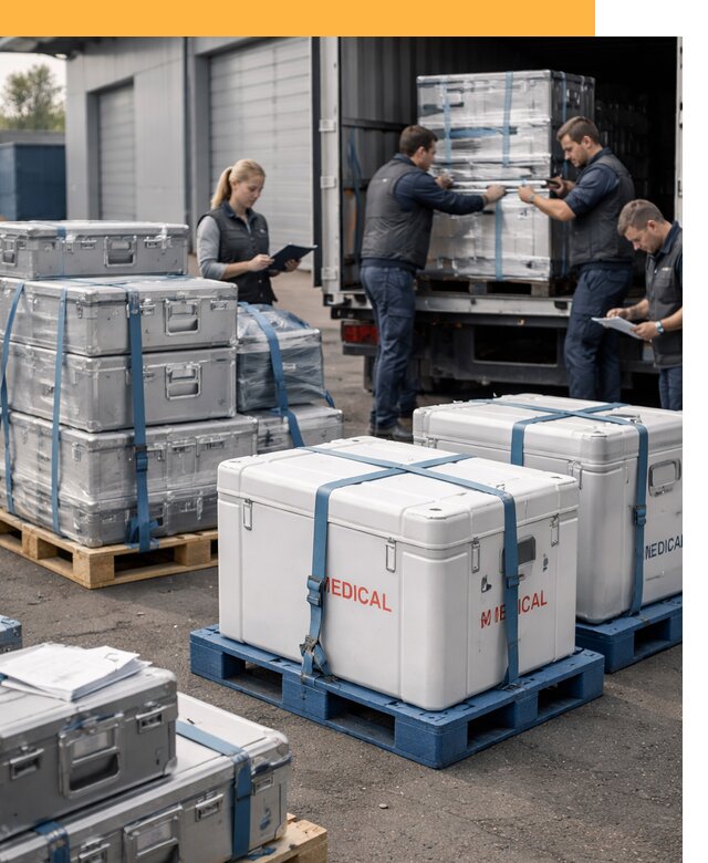 Перевозка медицинского оборудования по всему миру от 15395 руб