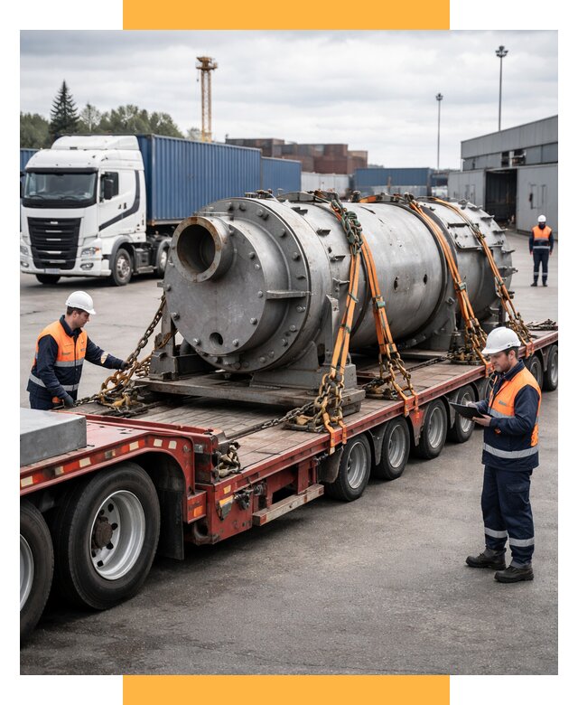 Перевозка тяжеловесных грузов под ключ от 153945 р. | СетСервис-Рсв