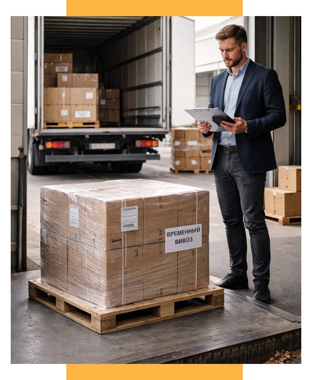 Временный вывоз товаров под ключ от 8210 р. | СетСервис-Рсв