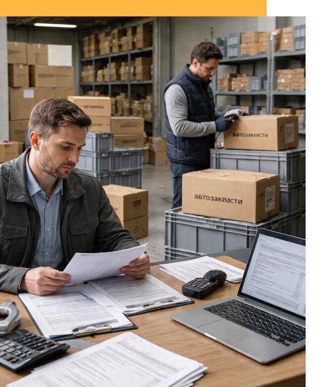 Таможенное оформление автозапчастей по выгодным тарифам от 8724