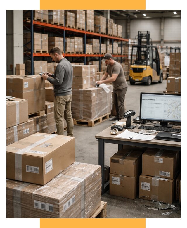 Склад консолидации в Европе от 6671 р., услуги СетСервис-Рсв