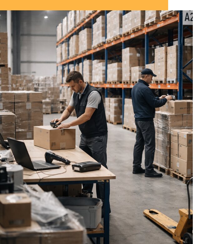 Склад консолидации в Европе: хранение, сортировка от 6671